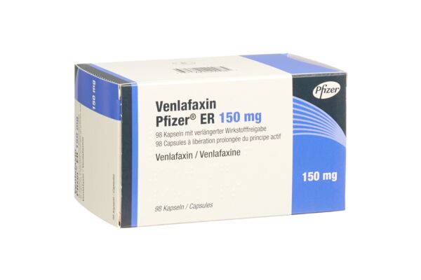 Venlafaxin Pfizer ER Ret Kaps 150 mg 98 Stk