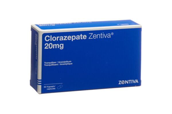 Clorazepate Zentiva caps 20 mg 50 pce