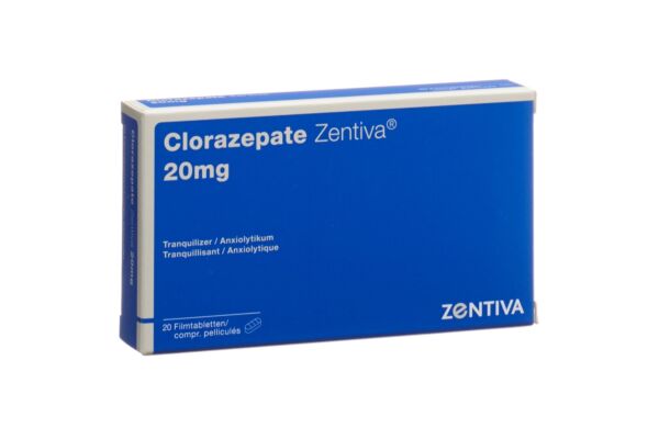 Clorazepate Zentiva cpr pell 20 mg 20 pce