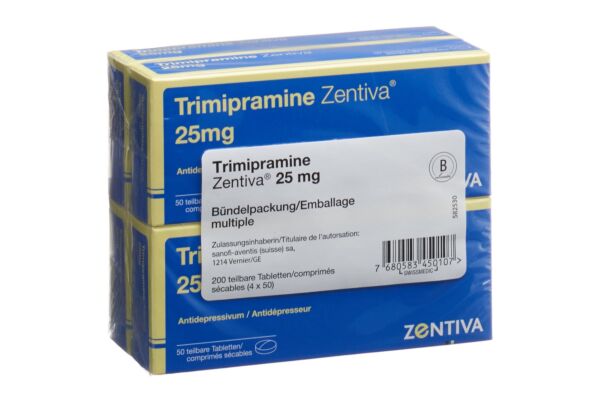 Trimipramine Zentiva Tabl 25 mg 200 Stk