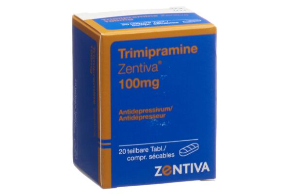 Trimipramine Zentiva cpr 100 mg bte 20 pce