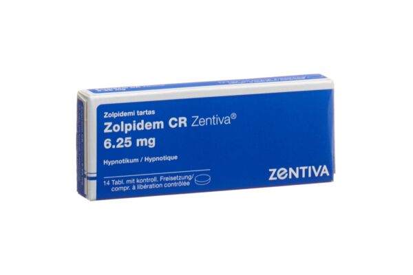 Zolpidem CR Zentiva Ret Tabl 6.25 mg 14 Stk