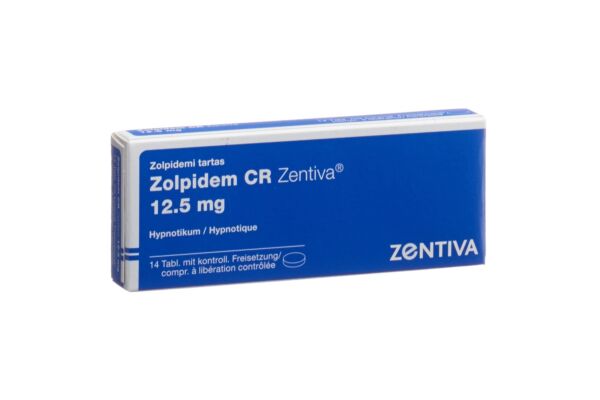 Zolpidem CR Zentiva Ret Tabl 12.5 mg 14 Stk