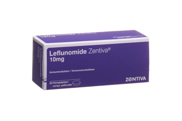 Leflunomide Zentiva Filmtabl 10 mg Ds 30 Stk