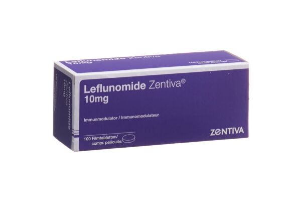Leflunomide Zentiva cpr pell 10 mg bte 100 pce