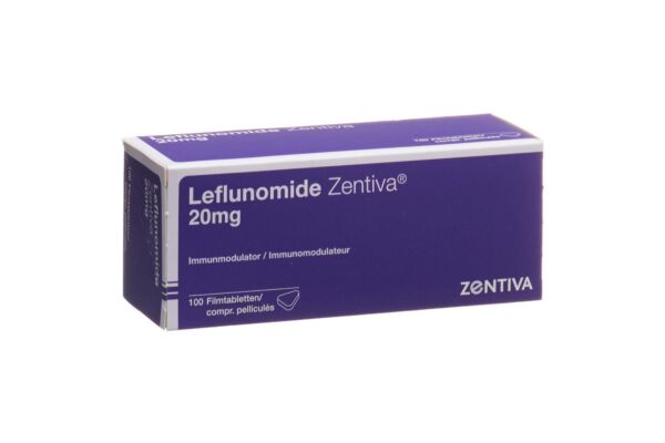 Leflunomide Zentiva cpr pell 20 mg bte 100 pce