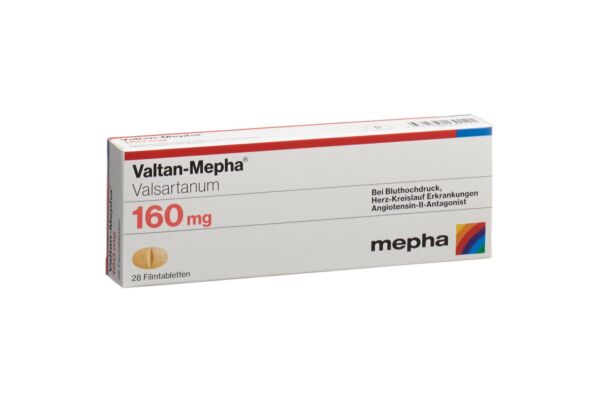Valtan-Mepha cpr pell 160 mg 28 pce