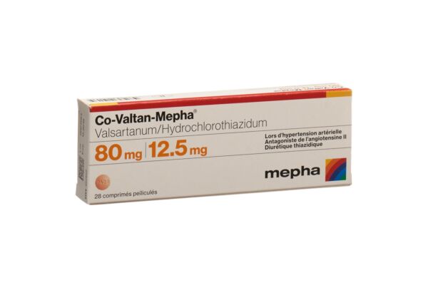Co-Valtan-Mepha cpr pell 80/12.5 mg 28 pce