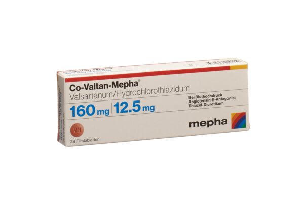 Co-Valtan-Mepha Filmtabl 160/12.5 mg 28 Stk