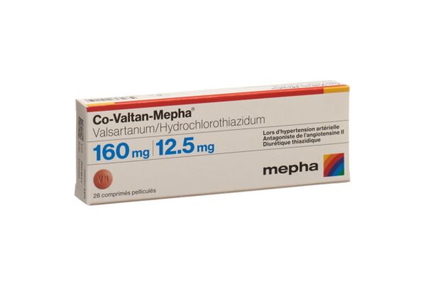 Co-Valtan-Mepha cpr pell 160/12.5 mg 28 pce