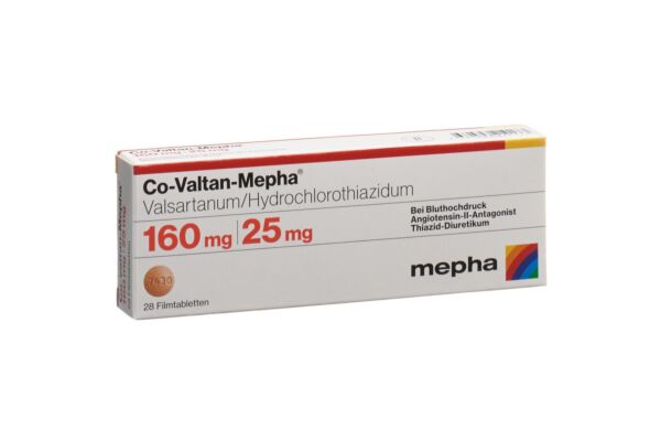 Co-Valtan-Mepha cpr pell 160/25 mg 28 pce
