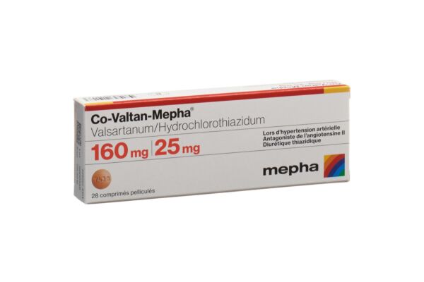 Co-Valtan-Mepha cpr pell 160/25 mg 28 pce