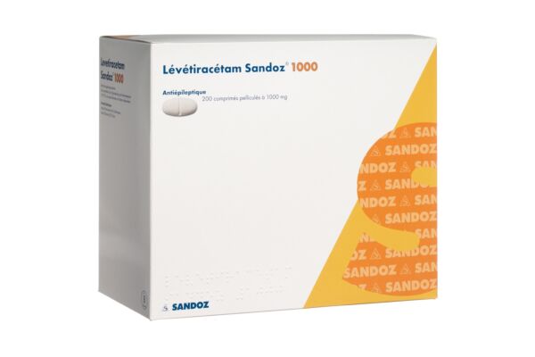 Levetiracetam Sandoz Filmtabl 1000 mg 200 Stk