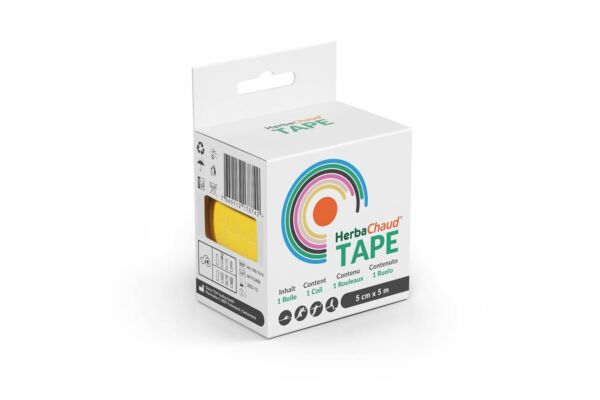 HerbaChaud Tape 5cmx5m gelb