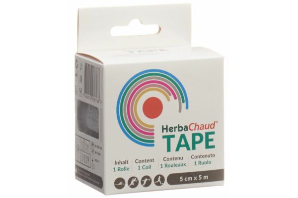 HerbaChaud tape 5cmx5m noir