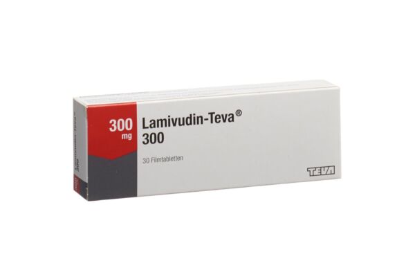 Lamivudin-Teva Filmtabl 300 mg 30 Stk
