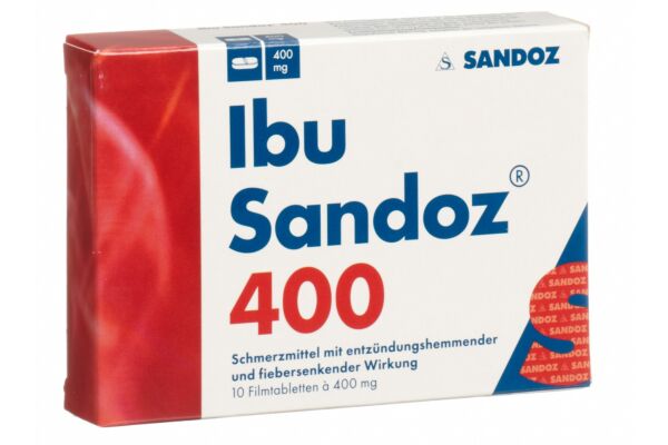 Ibu Sandoz Filmtabl 400 mg 10 Stk