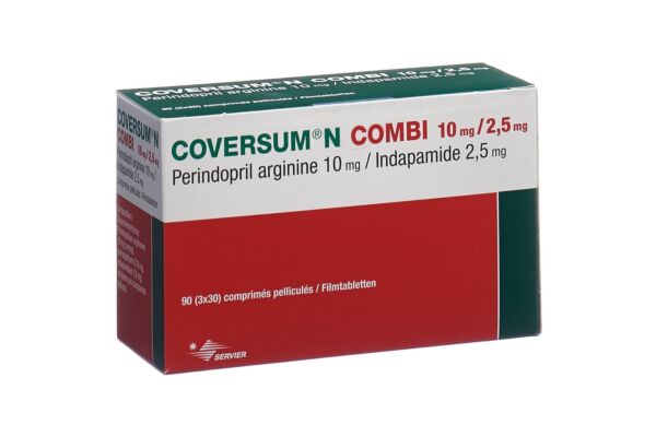 Coversum N Combi cpr pell 10/2.5 mg bte 90 pce
