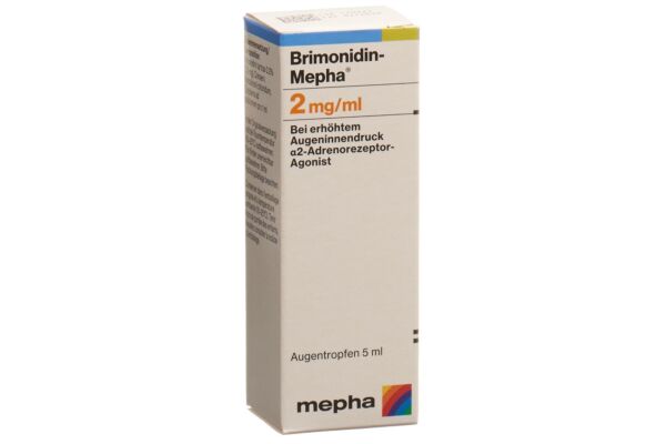 Brimonidin-Mepha Gtt Opht 2 mg/ml Fl 5 ml