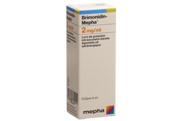 Brimonidin-Mepha Gtt Opht 2 mg/ml Fl 5 ml