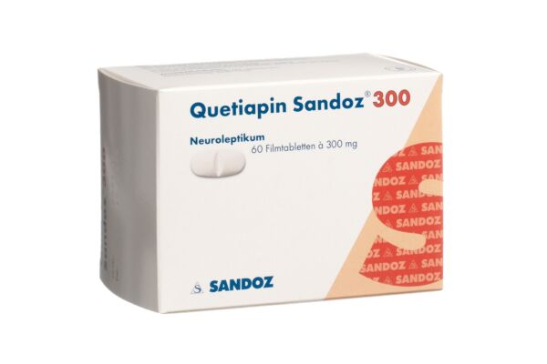Quétiapine Sandoz cpr pell 300 mg 60 pce