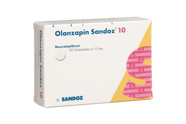 Olanzapine Sandoz cpr pell 10 mg 28 pce