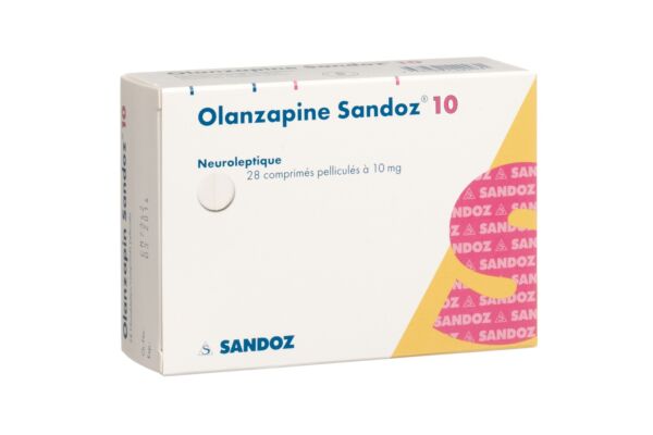 Olanzapine Sandoz cpr pell 10 mg 28 pce