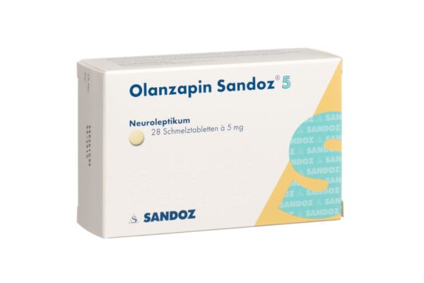 Olanzapine Sandoz cpr orodisp 5 mg 28 pce