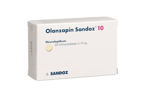 Olanzapine Sandoz cpr orodisp 10 mg 28 pce