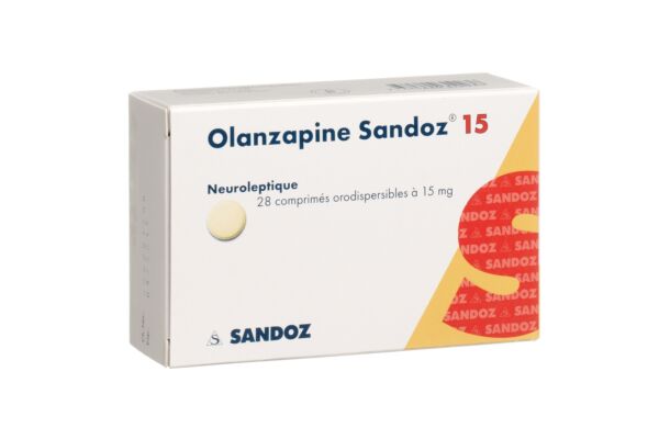 Olanzapine Sandoz cpr orodisp 15 mg 28 pce