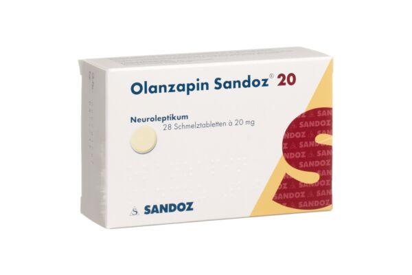 Olanzapin Sandoz Schmelztabl 20 mg 28 Stk