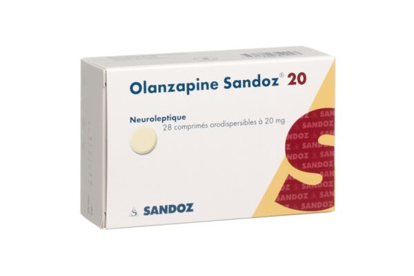 Olanzapine Sandoz cpr orodisp 20 mg 28 pce