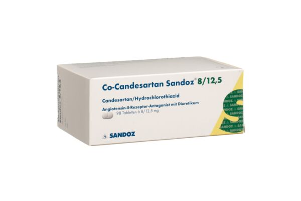 Co-Candésartan Sandoz cpr 8/12.5 mg 98 pce