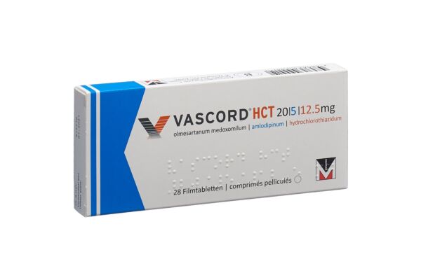 Vascord HCT cpr pell 20/5/12.5 mg 28 pce