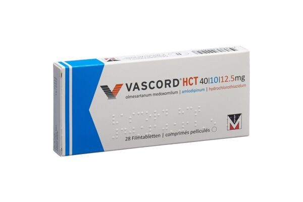 Vascord HCT Filmtabl 40/10/12.5 mg 28 Stk