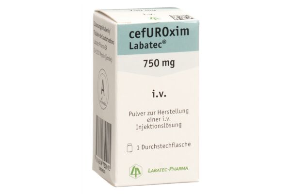 Cefuroxim Labatec Trockensub 750 mg i.v. Durchstf