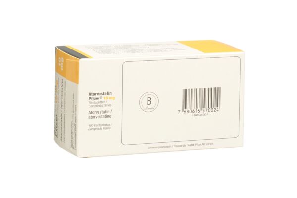 Atorvastatin Pfizer Filmtabl 10 mg 100 Stk