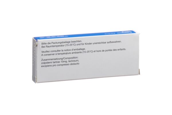 Zolpidem Zentiva Filmtabl 10 mg 10 Stk