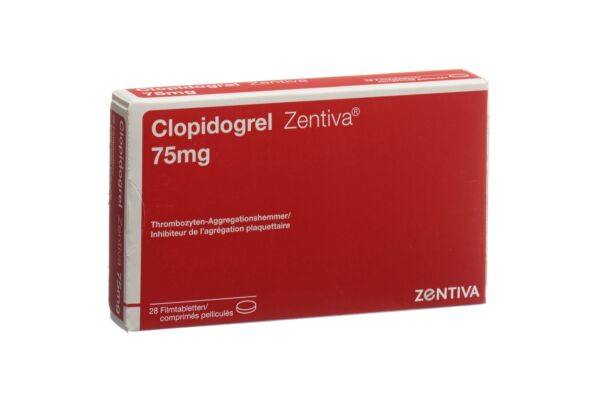 Clopidogrel Zentiva cpr pell 75 mg 28 pce