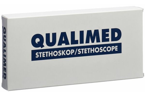 Qualimed Doppelkopf-Stethoskop NURSE rot