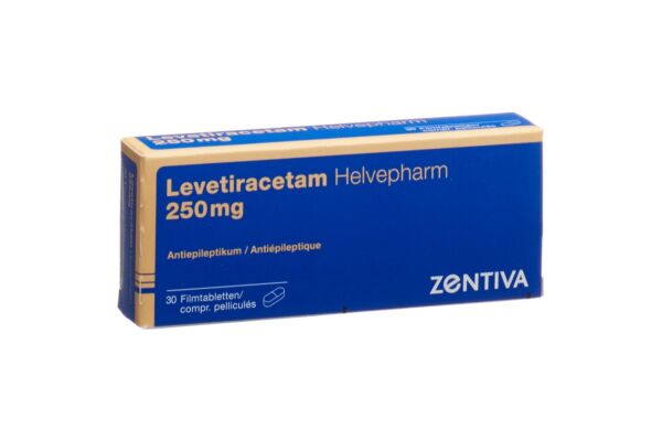 Levetiracetam Helvepharm cpr pell 250 mg 30 pce