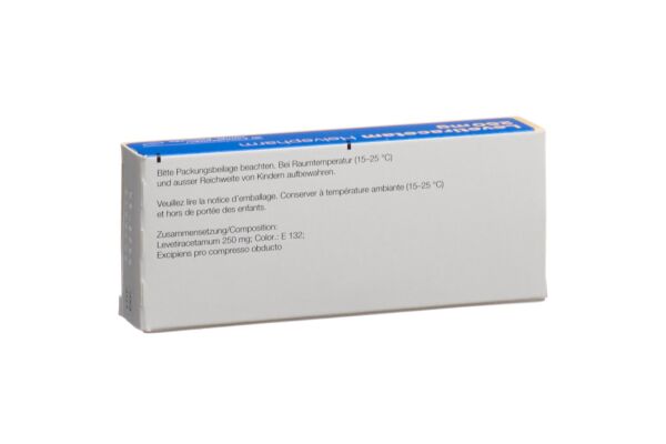 Levetiracetam Helvepharm cpr pell 250 mg 30 pce