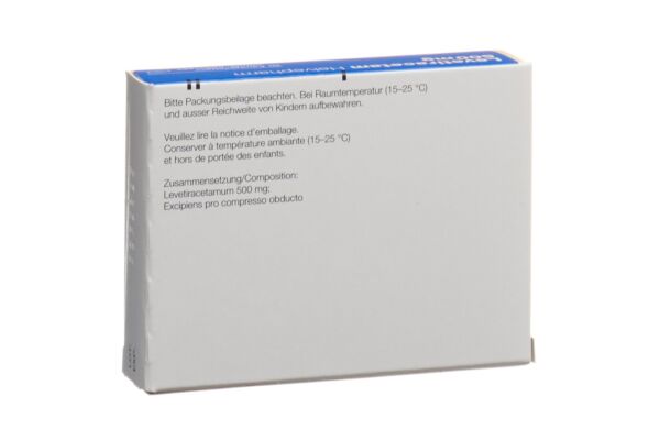 Levetiracetam Helvepharm cpr pell 500 mg 20 pce
