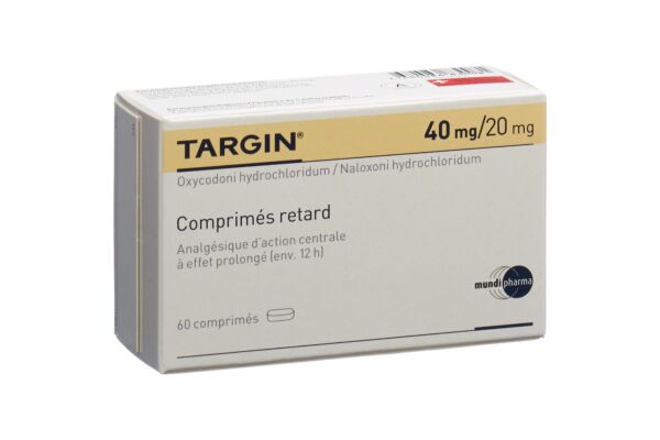 Targin Ret Tabl 40 mg/20 mg 60 Stk