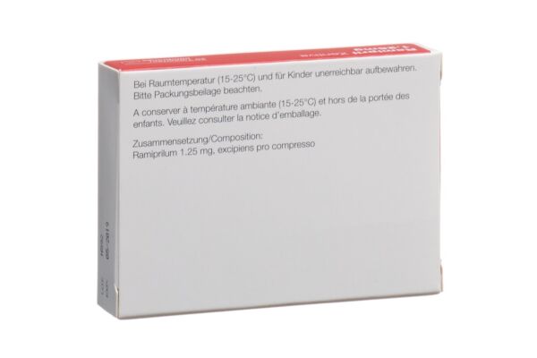 Ramipril Zentiva Tabl 1.25 mg 20 Stk