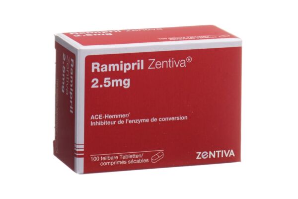 Ramipril Zentiva Tabl 2.5 mg 100 Stk