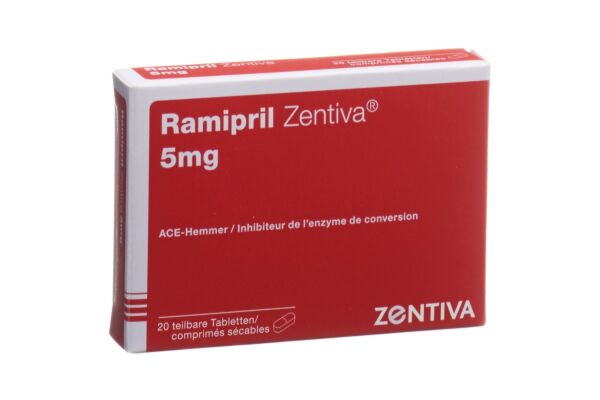 Ramipril Zentiva Tabl 5 mg 20 Stk