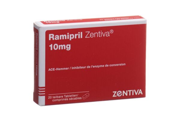 Ramipril Zentiva Tabl 10 mg 20 Stk