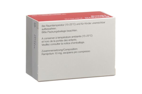 Ramipril Zentiva Tabl 10 mg 100 Stk