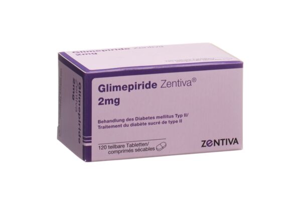 Glimepiride Zentiva cpr 2 mg 120 pce